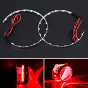 2x 15LED Red LED Devil Demon Eyes Light Projector Headlight for Universal Car (for: Daewoo)