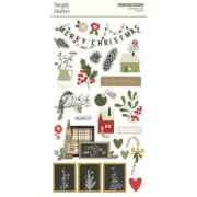 The Holiday Life Chipboard Stickers 6"X12"- (Pack of 3)