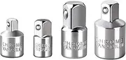 TBKBZTLALX Complete 7 Pieces Universal Joint Socket and Adapter Set 1/4 Inches 3/8 Inches 1/2 Inches Drive CR-V, Impact Universal Joint Set Socket Converter Socket Socket(4pcs)