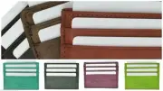 Slim Leather Wallet Credit Card Holder Thin Wallet in Attractive Colors