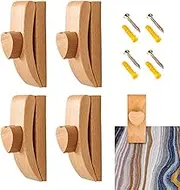 Tapestry Wall Hanger - Quilt Rack Blanket Clamps | Quilt Hangers for Wall | Wooden Walls Clips for Hanging | Quilts Rack Clamps | Wood Carpet Blanket Clip for Bedroom Living Room Bathroom Use