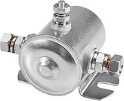 Krimocy 12Volt Starter Solenoid 3 Terminal Max 200A Continuous Duty Solenoid 12V Fit for Golf Cart, Marine, Winch 24106 SPST