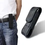 Flashlight Accessories, 1 Piece Flashlight Holder Belt, Nylon Flashlight Holster for Outdoor Activities such as Hunting, Camping and Hiking, Fits 140mm Flashlights