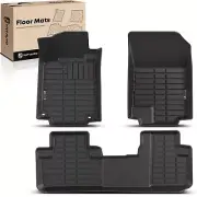 3x Black Floor Mats Liners for Honda CR-V 2012 2013 2014-2016 Front & Rear Side (for: Honda)