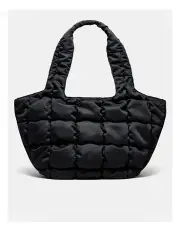 [Mimco] Isadora Quilted Tote Bag in Black Light Gold