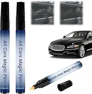 2Pcs All Cars Magic Pen-All Cars Magic Pen for Car Scratches,Car Scratch Repair Pen Set,Quick Fix for Scratches and Paint Damage,Fits All Car Colors