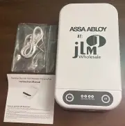 UV Sanitizer Box W/ 10W Wireless Charging Pad-White-New W/ Micro USB Power Cord