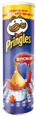 PRINGLES KETCHUP TOMATOE - 165G - VERY LIMITED EDITION - POTATOE PERFECT CHIPS