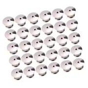 30 PCS Metal Pin Backs Pin Locks Backs Locking Pin Badge Backs