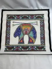 Treglown Handpainted Canvas Needlepoint Designs Bear Fetish Aztec Embroidery