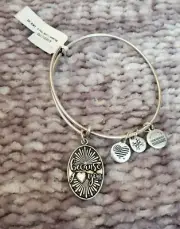 Alex & Ani "Because I Love You" Oval Charm Bangle!❤Great Gift Idea!