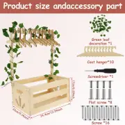 Baby Wood Box Storage Versatile Solid Newborn Wood Baby Crate Closet Kit tyxLp