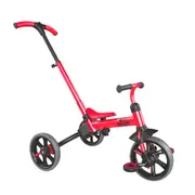 Yvolution YVelo Flippa Trike 4in1 Kids Push Balance Bike Ride On Toy Red 2y+