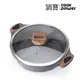 CookPower鍋寶 鑄造大理石不沾鴛鴦鍋 30cm AI-3082 電磁爐適用 (6.5折)