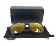 Oakley Sunglasses Holbrook OO9102-W455 Matte Carbon w Prizm 24K Polarized Lenses