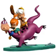 [The Flintstones] Dino Pebbles and Bamm-Bamm 1:10 Scale Statue