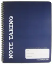 Bookfactory® Premium Note Taking Carbonless Notebook, 50 Sets of 8 1/2 X 11 Page