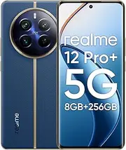 [realme] 12 Pro+ 5G Mobile Phone Android 8+256GB, 6.7 Inch Smartphone, 64MP Camera, Sony IMX890 OIS, Qualcomm Snapdragon 7s Gen 2 5G, AMOLED 120Hz Curved Screen, Underwater Blue, Without Adapter