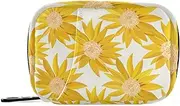 Yellow Daisy First Aid Kit With Detachable Compartments, Convenient Daily Bag Tablet Organizer