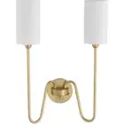 Quorum International 597-2-80 Charlotte Wall Sconce Aged Brass