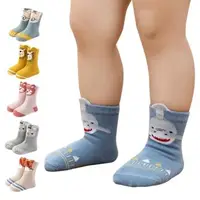 在飛比找森森購物網優惠-Colorland-5雙入-童襪嬰兒襪子寶寶防滑襪 秋冬鬆口