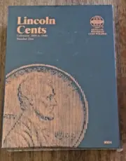 6 Pack Whitman Lincoln Cents Folders 1909 to 1940 No. One #9004