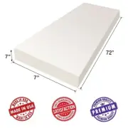 Upholstery Visco Memory Foam Sheet 7"H x 7"W x 72"L - 3.5 lb Density -...