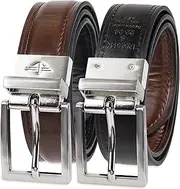 [Dockers] Big Boys' Dress Reversible Belt, Brown/Black