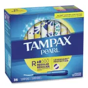 Tampax 71127BX Regular Pearl Tampons (36/BX) New