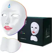 [LORICK] Red Light Therapy M-ask 7 Colors Touch-Sensitive Facial Red Light Mask Red Light Therapy for Face for Home Use