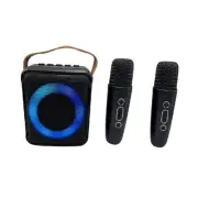Multifunctional Bluetooth Audio Portable Microphone Led Atmosphere Lamp8055