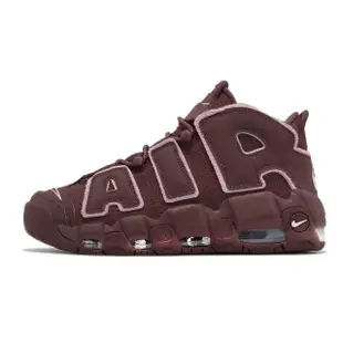 【NIKE 耐吉】Air More Uptempo 96 男鞋 女鞋 復古 氣墊 情人節 大AIR 情侶鞋 酒紅(DV3466-200)