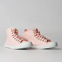 在飛比找蝦皮商城優惠-CIENTA 西班牙帆布鞋 淡粉紅色 繫帶高筒款 香香鞋 親