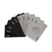 Agirlvct Flat Bottle Opener, Poker Card Flat Bottle Opener, 10 Pack He