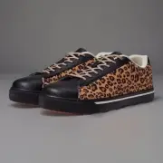 Rocky Skate Low Nano Women 8W Wide Brown Animal Print Composite Toe