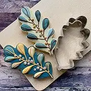 LILIAO Fall Oak Leaf Cookie Cutter for Thanksgiving - 2.5 x 4.2 inches - Stainless Steel