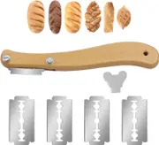 7 Pieces Baker Bread Dough, Baker Bread Blade, 19.2cm