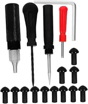TIDTALEO 1 Set Car Tire Repair Tool Automotive Tire Plug Kit Tires Bike Tire Repair Kit Motorbike Motorcycle Wheel Tire Patch Tools Tire Fixing Tools Tire Fixing Kit Repair Tools Rubber