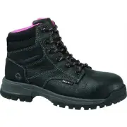Wolverine 6-Inch Work Boot,M,9 1/2,Black,PR W10181 Wolverine W10181 9 1/2