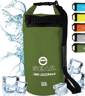 Floating Cooler Bag Roll Top Insulated Dry Backpack – Leak Proof, Collapsi