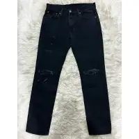 在飛比找蝦皮購物優惠-絕版美品 Levi’s 511 Slim Fit 全黑刀割窄