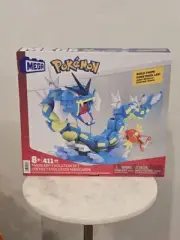 MEGA Pokémon Magikarp Toy Kit with 2 Figures (411 Pieces) for KidBrand New