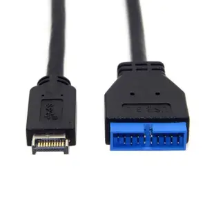 華碩臺式機主板USB 3.1迷你20pin轉3.0主板標準1920pin轉接線