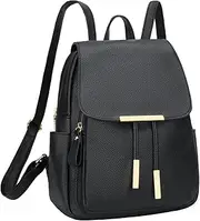 [KKXIU] Quilted Trendy Leather Backpack Purse for Women Teen Girls Ladies Shoulder Travel Daypacks Bags