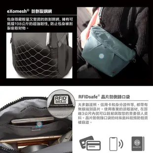 Pacsafe CitySafe CX Convertible 可摺疊防盜側背包 (5L) PF20405