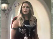 Natalie Portman Signed Thor 8x10 With COA (a)