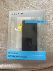 Belkin Silicone Sleeve Griptight Groove For Ipod Nano F8Z380