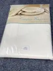 BARDWIL LINENS 60" X 102” RECTANGLE TABLECLOTH IVORYY CAREFREE ELEGANCE