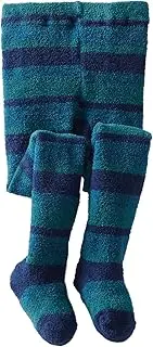 [Jefferies Socks] Little Girls' Fuzzy Stripe Tight