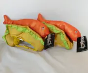 Set 2 Hyde & EEK! Boutique™ Fish Taco Headpiece Halloween Cat Sm Dog Costume Hat